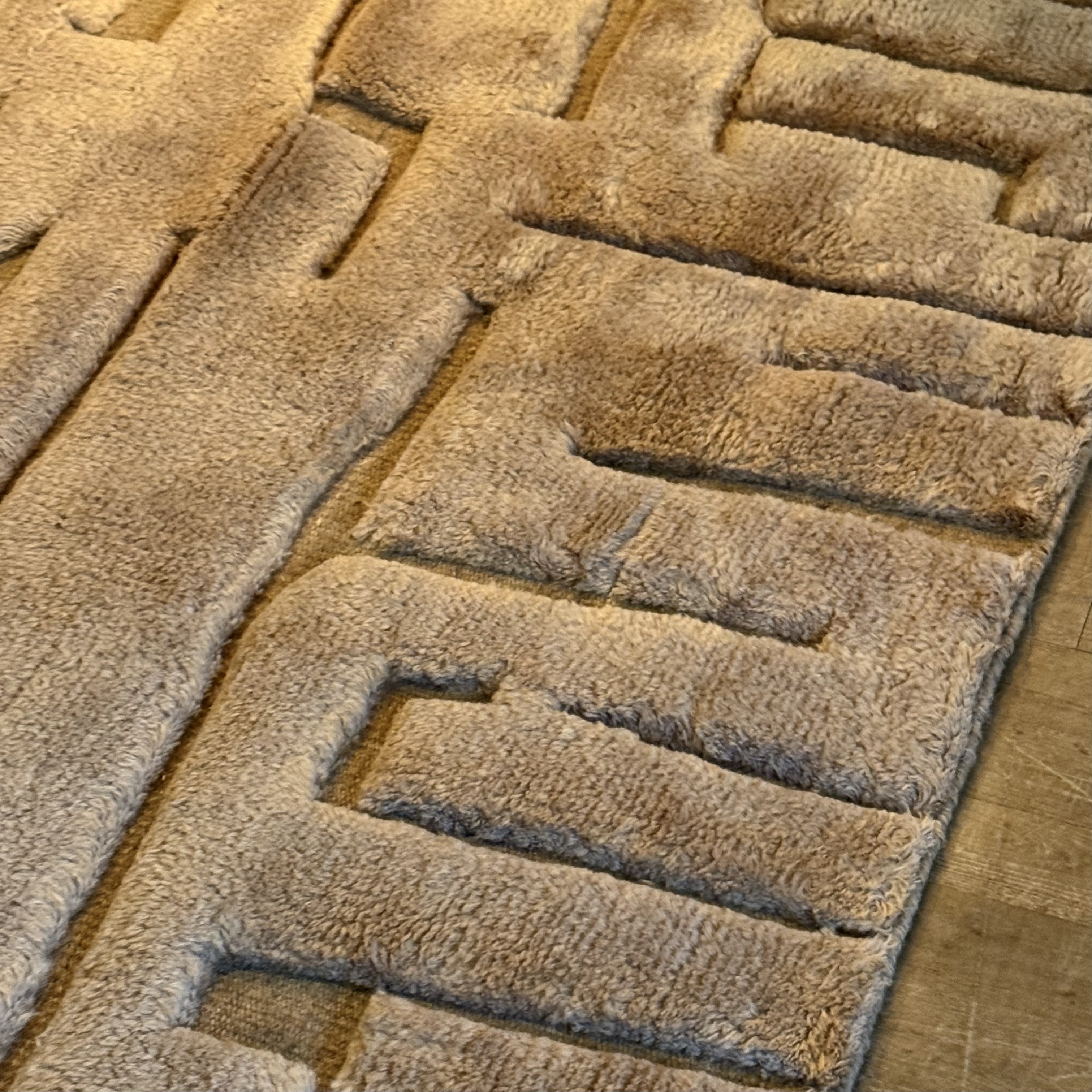 Tapis en laine motifs sur mesure