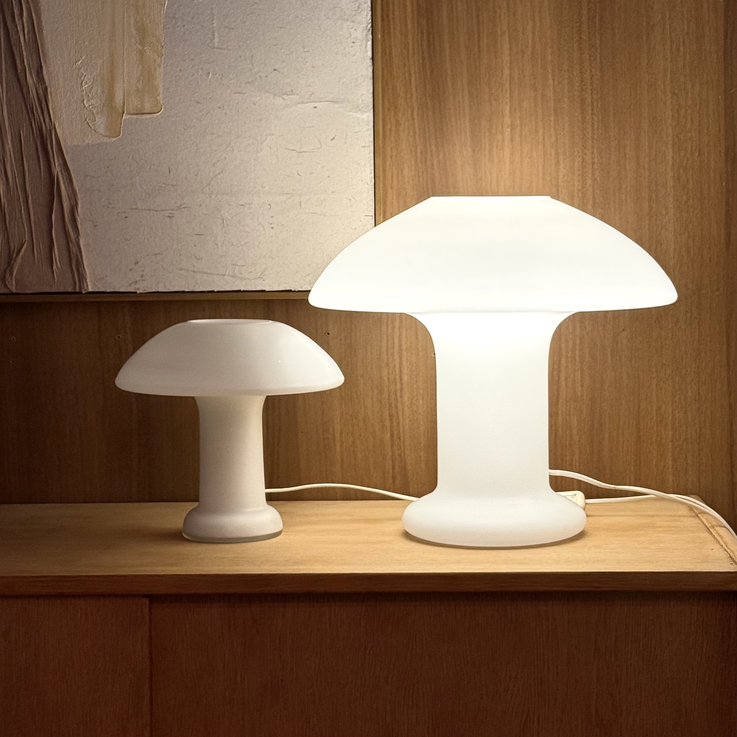 Lampes blanches - Pièce Unique