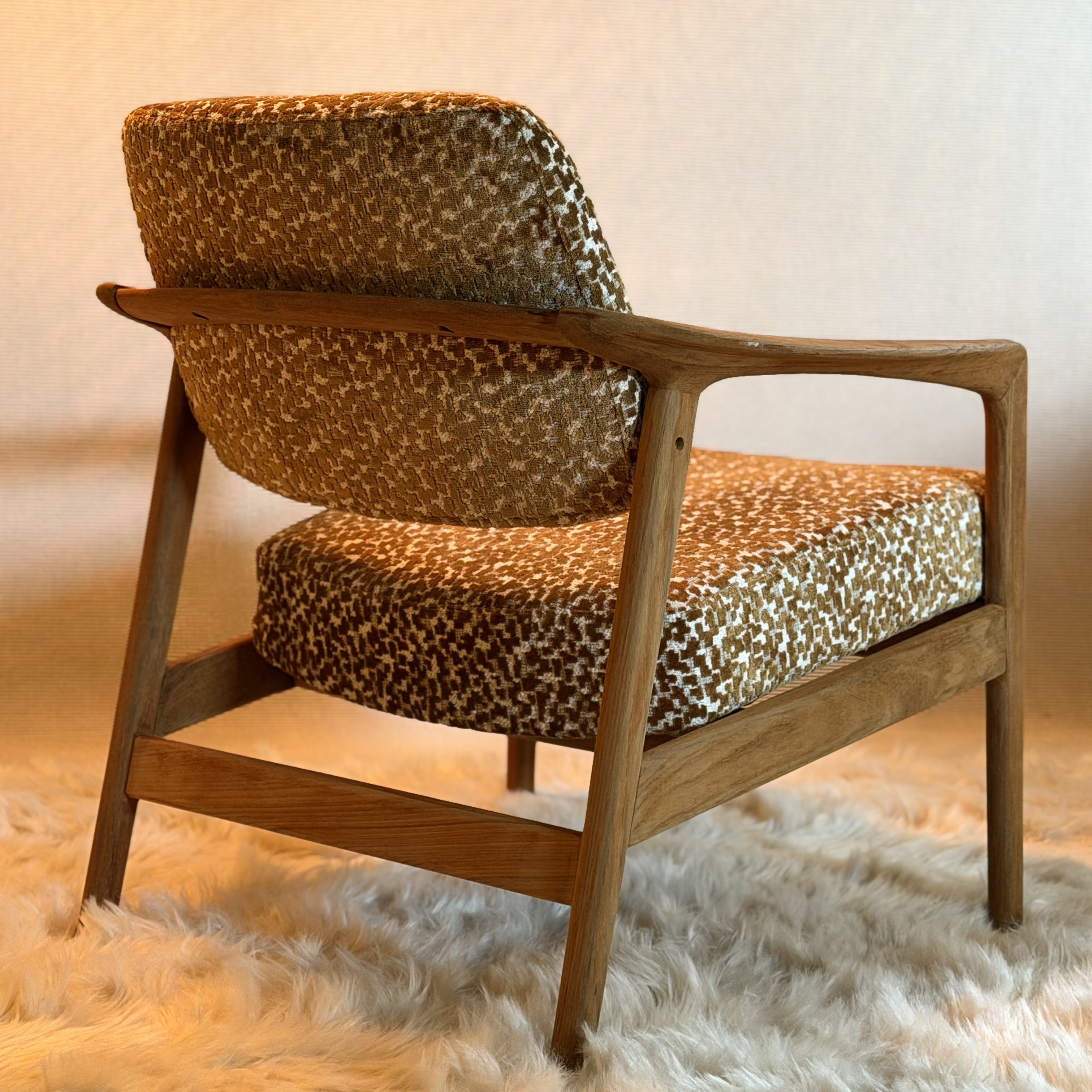 Fauteuil léopard - Pièce Unique