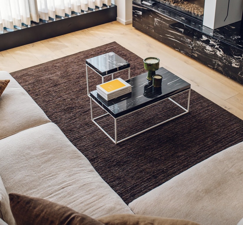Tapis en laine uni