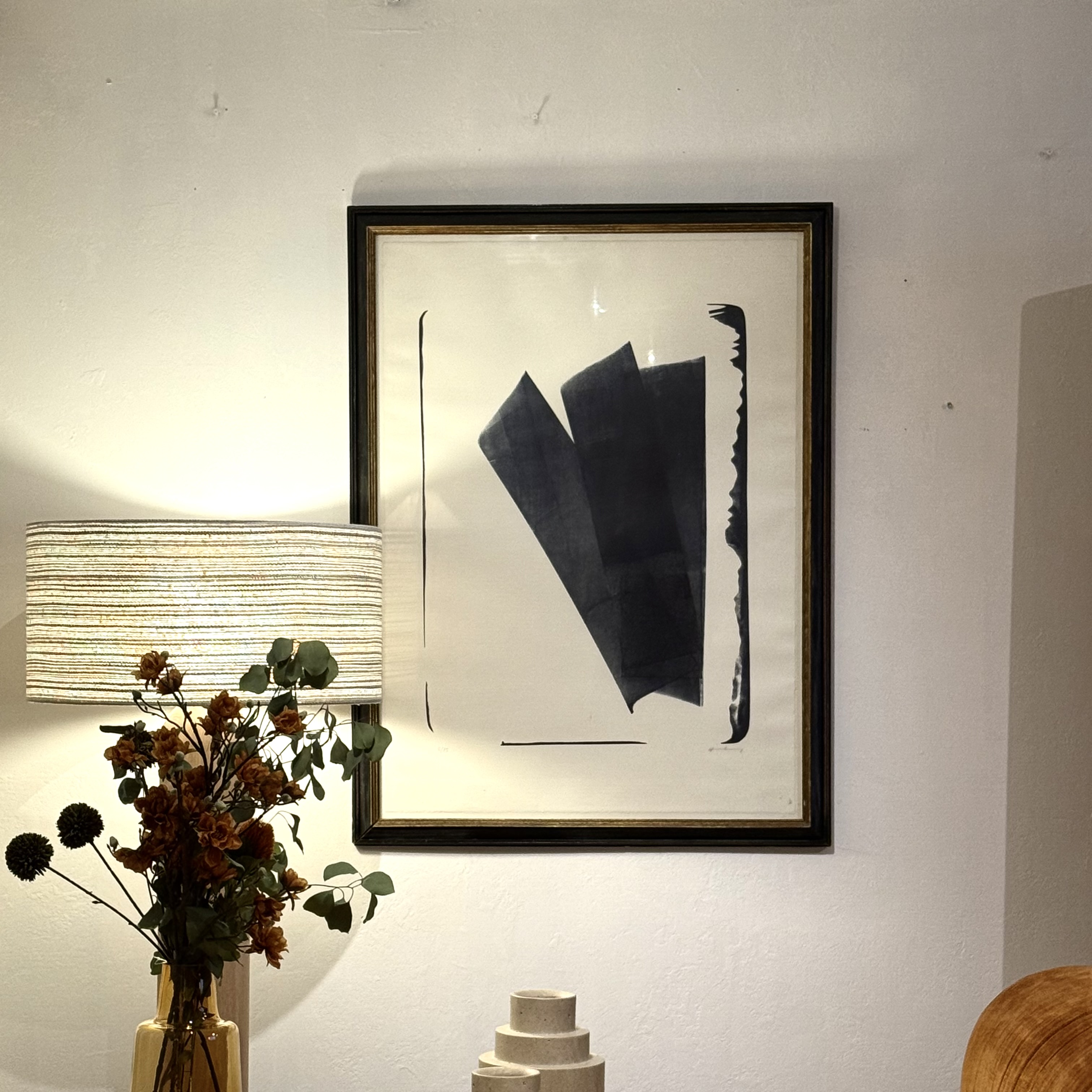 Tableau signé HANS HARTUNG - Pièce Unique