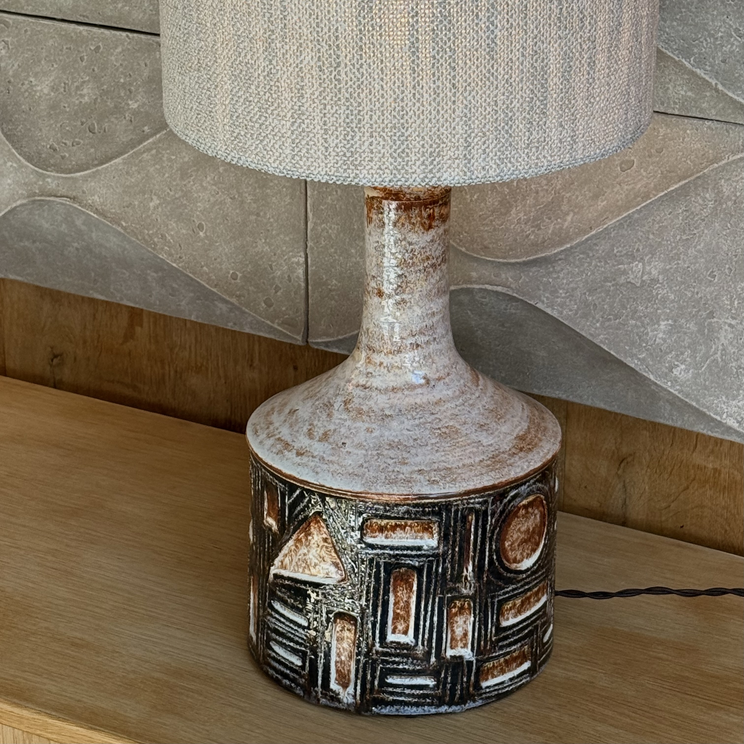 Lampe céramique terracotta - Pièce Unique